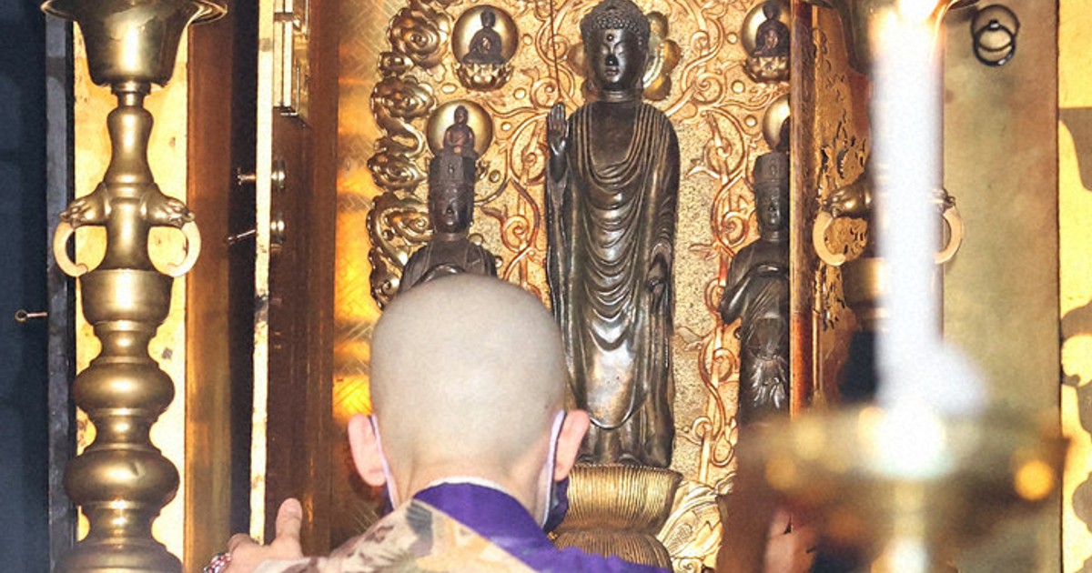 善光寺御開帳2022：閉幕祝う「結願大法要」 最終日、参拝