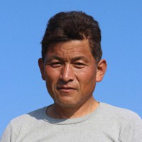 込山信雄さん＝福島県鏡石町南高久田で2022年6月17日、根本太一撮影