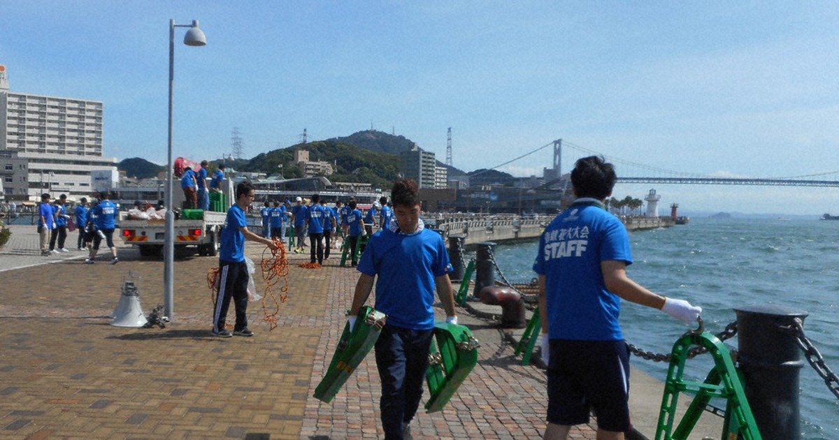 関門海峡花火大会ピンチ コロナ影響 学生ボランティア集まらず 毎日新聞