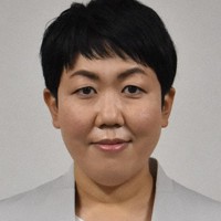2022年参院選比例代表、共産現職、岩渕友氏＝福島市で2021年12月10日、寺町六花撮影