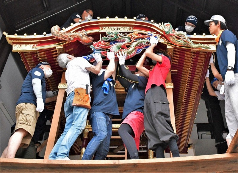秩父川瀬祭の屋台組み立て 3年ぶり全8基で実現へ ／埼玉 | 毎日新聞