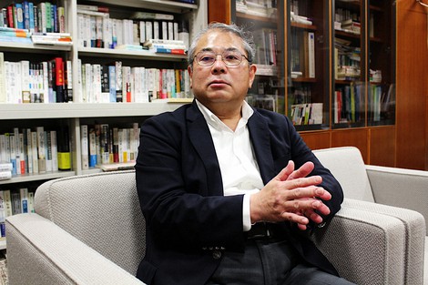 佐道明広氏＝畠山嵩撮影