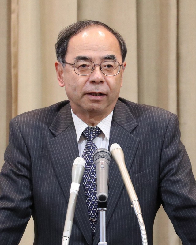 宮内庁の西村泰彦長官=東京都千代田区の宮内庁で、代表撮影