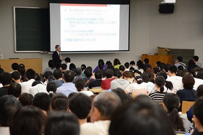 2019年度のオープンキャンパスの様子（全体説明）