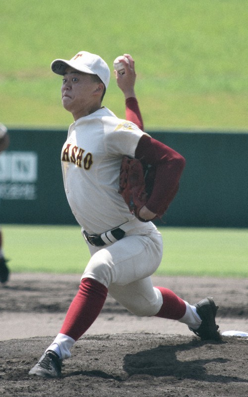 富山県　高岡商業高校野球部　公式試合用ユニフォーム＆ベーTセット　高校野球 高校野球】高岡商・岡田一桜が6回無失点、未来富山・江藤蓮とのプロ