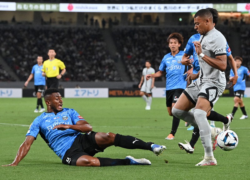 サッカー親善試合 パリ・サンジェルマン対川崎 [写真特集1/26] | 毎日新聞