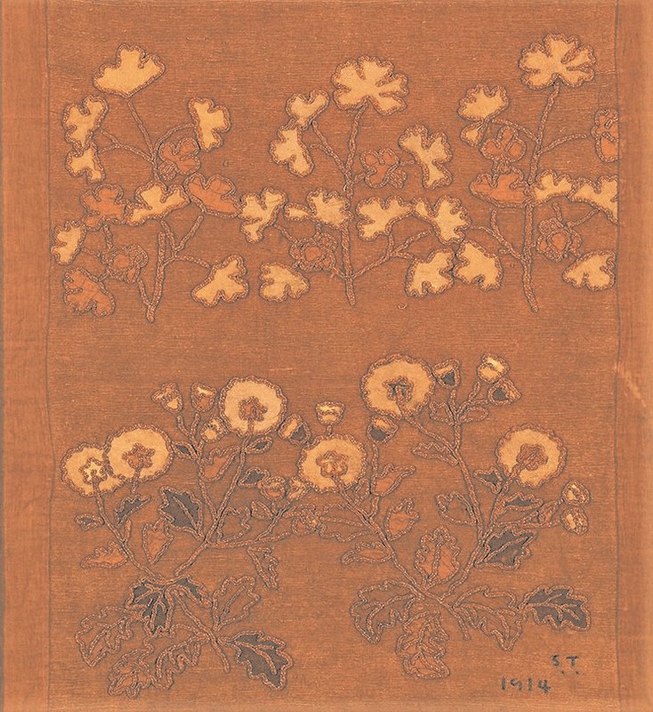 展覧会 津田青楓 図案と、時代と 刺繡に見る意識変化＝評・高橋