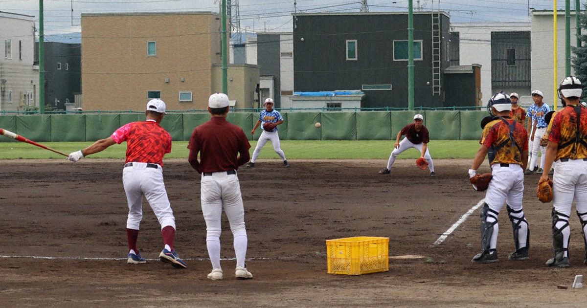 旭川大学硬式野球部　レイヤーシャツ 旭川大学硬式野球部 レイヤーシャツ （旭川東高 旭川明成に