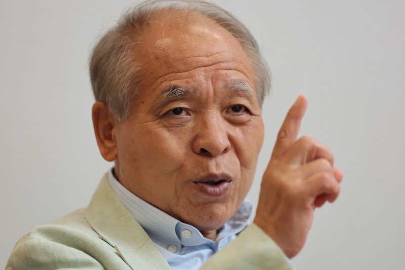 鈴木宗男氏=和田大典撮影