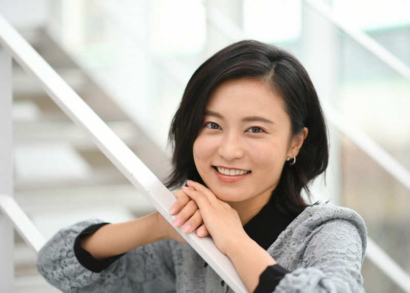 小島瑠璃子さん=大阪市北区で、山田尚弘撮影