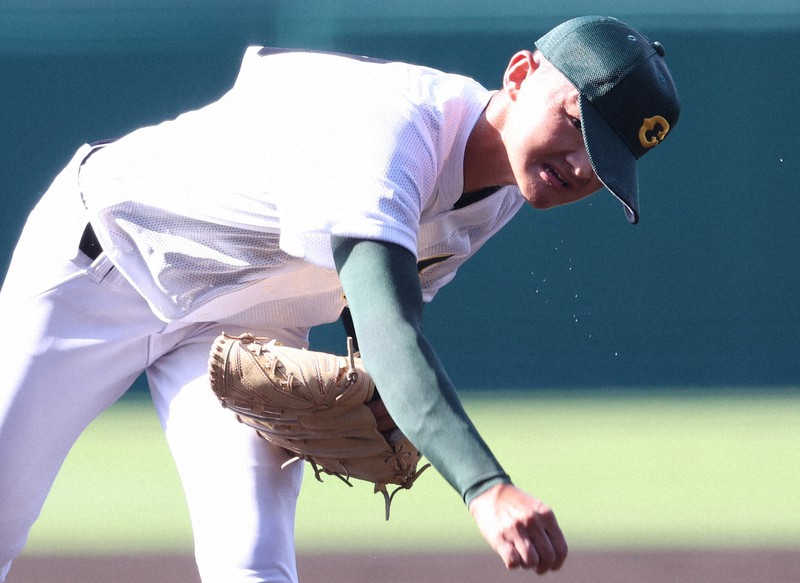 自分のピッチングできたが 鳥取商の先発 山根 夏の甲子園 毎日新聞 自分のピッチングできたが 鳥取商の先発 山根 夏の甲子園 毎日新聞