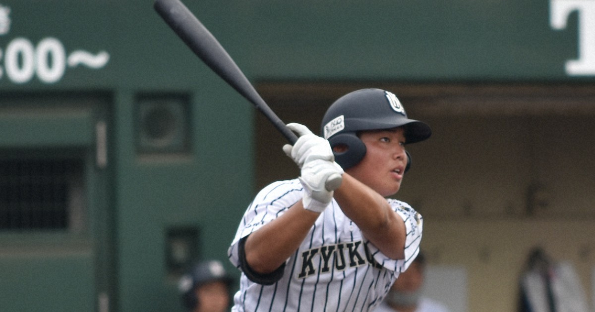 2年生四天王」九州国際大付のスラッガー・佐倉 夏の甲子園に凱旋