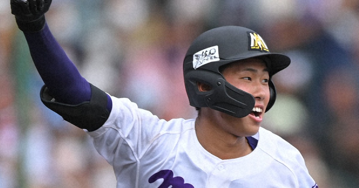 サヨナラ打の愛工大名電・美濃「空見て親友の力借りた」 夏の甲子園