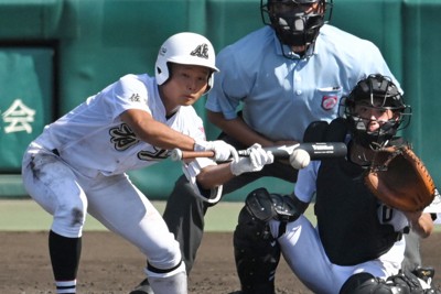 有田工・山口洸生「1球ごとに打席変えるつもりだった」 夏の甲子園