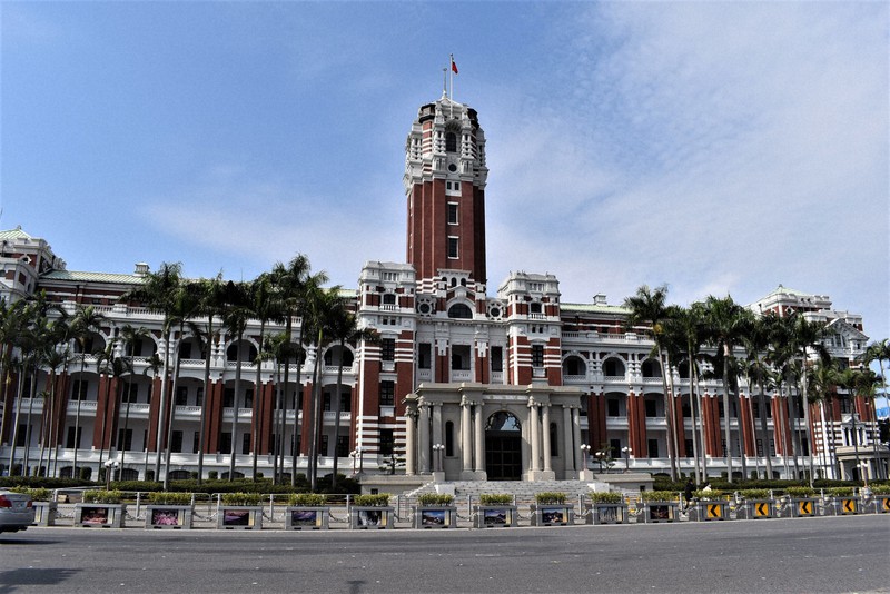 台湾の総統府=台北市中正区で2020年、福岡静哉撮影