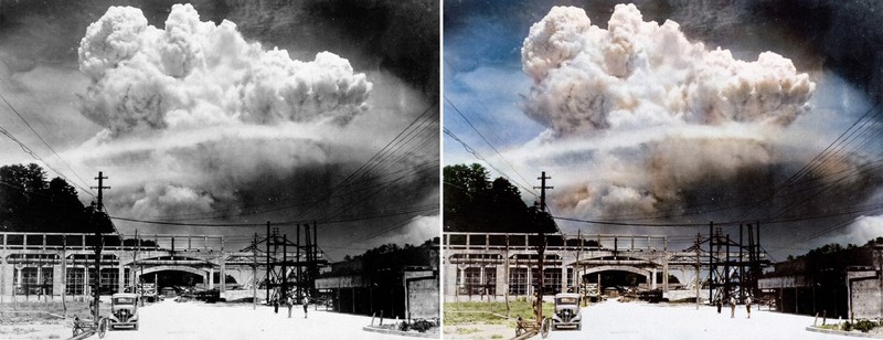 ニュース知りたいんジャー：戦争伝える最新技術 カラー化写真で過去の