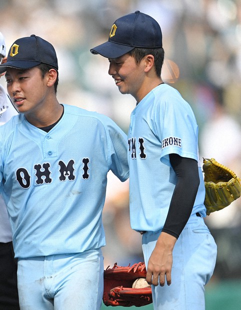 滋賀　近江高校　旧型　試合帽子 滋賀近江高校旧型試合帽子