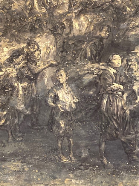 この中に私も」引き揚げ者描いた巨大絵画 加藤登紀子さんの思い | 毎日新聞