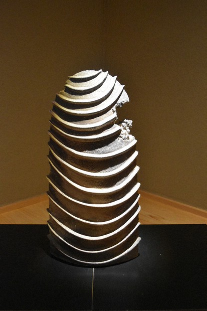 面白さを」半世紀の軌跡 陶芸家・谷本景さん、伊賀・青山讃頌舎で個展