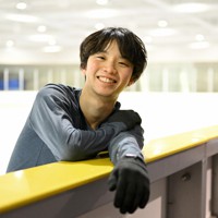 フィギュアスケート男子で国際大会でも活躍する友野一希選手＝大阪市浪速区で2022年8月25日、山田尚弘撮影