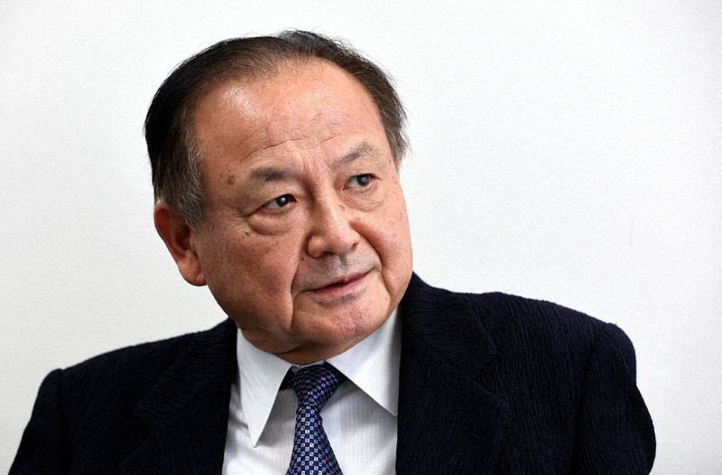 捜査などを振り返る米村敏朗・元警視総監=東京都千代田区で2022年9月13日、幾島健太郎撮影