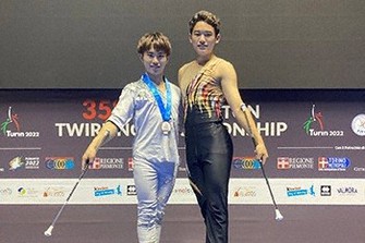 大学倶楽部 立命館大 第35回世界バトントワーリング選手権大会 で田和聖也選手が優勝 毎日新聞