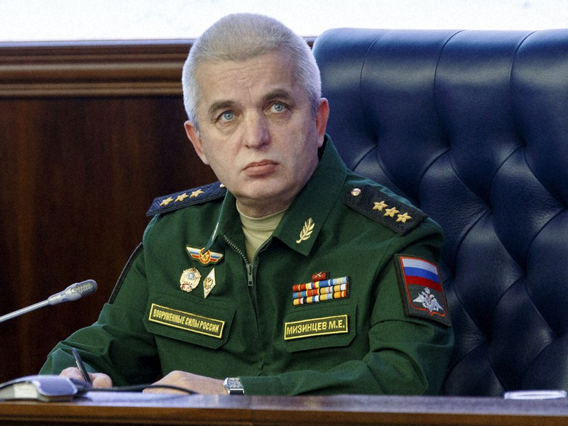 ロシア国防次官に就任したミジンツェフ氏=モスクワで2018年11月16日、AP