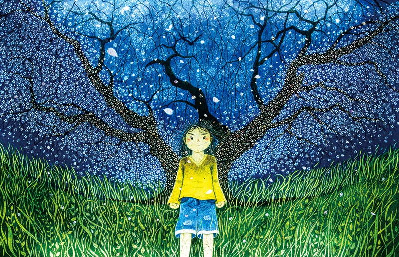 【二羽の鶴の絵画】愛の力 二羽の鶴の絵画】愛の力