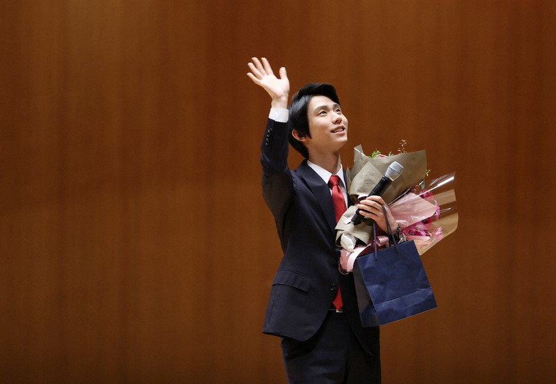 羽生結弦さんも出席 日中国交正常化50周年の記念式典 [写真特集2/16