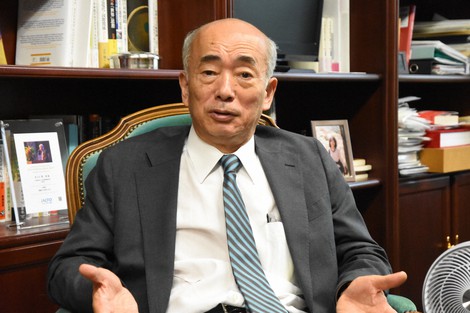 佐々江賢一郎氏＝大貫智子撮影
