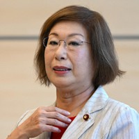 永岡桂子文部科学相＝首相官邸で2022年8月、竹内幹撮影