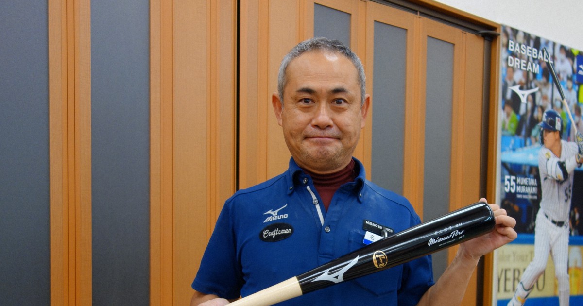 1年目からバット職人に語っていた「こだわり」 村上宗隆56号 | 毎日新聞