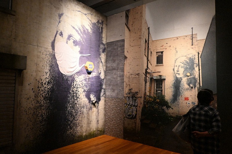 【脳盗市場】不思議なアート バンクシーを富山で見よう 代表作をリアルに再現 高岡市美術館で展覧会