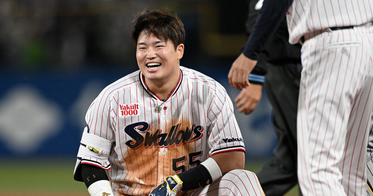エポック ワン【村上宗隆】勝利を呼び込むタイムリー内野安打（22.10