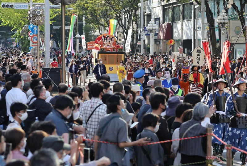 名古屋まつり 郷土英傑行列 3年ぶりの開催 [写真特集1/6] | 毎日新聞