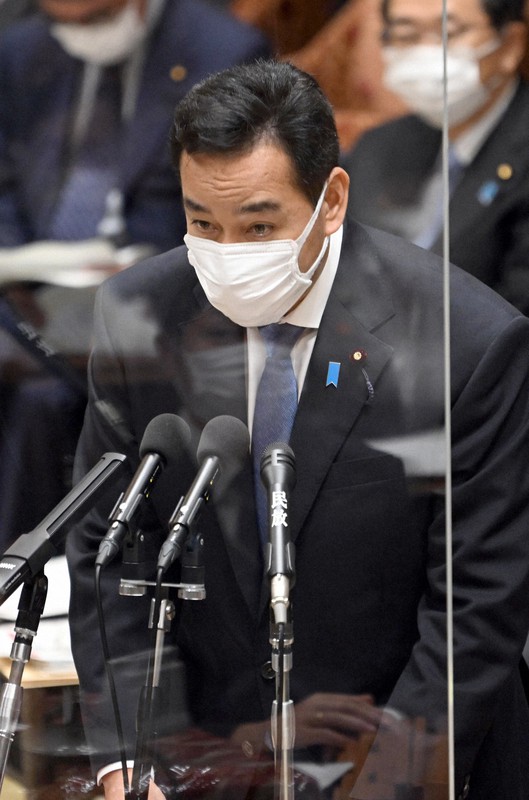 衆院予算委員会で立憲民主党の後藤祐一氏の質問に答える山際大志郎経済再生担当相=国会内で2022年10月18日午前11時12分、竹内幹撮影