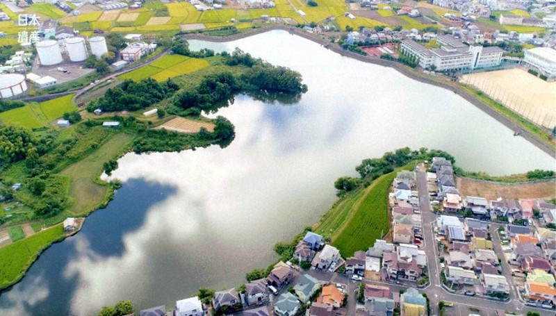 「世界かんがい施設遺産」に選ばれた大阪府泉佐野市の井川用水=農水省提供