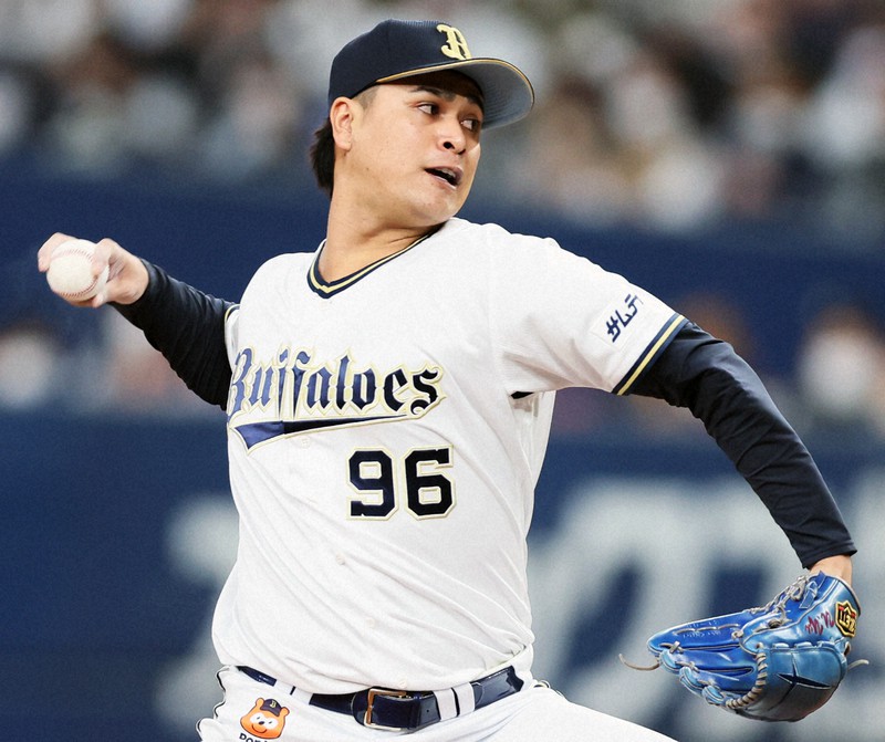 【オリックス-ヤクルト】力投するオリックスの2番手・宇田川=京セラドーム大阪で2022年10月26日、中川祐一撮影