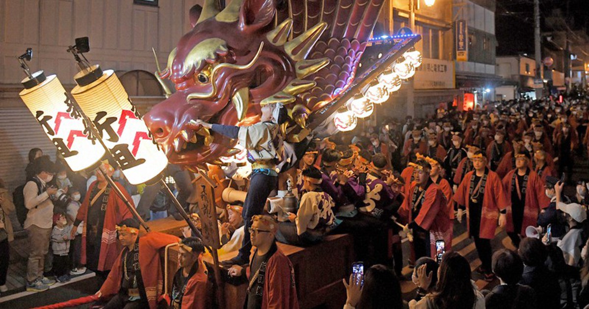 In Photos Imposing floats parade in Karatsu Kunchi festival in