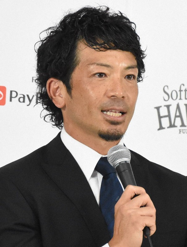 ソフトバンクを退団した松田宣浩=福岡市のペイペイドームで2022年9月28日、黒澤敬太郎撮影