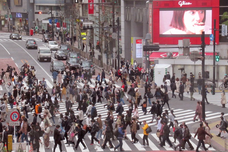 =東京・渋谷で、中村琢磨撮影