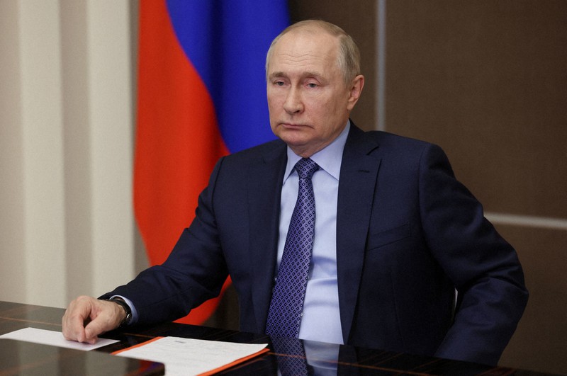 ロシアのプーチン大統領=ロシア南部ソチで2022年11月2日、スプートニク通信・ロイター