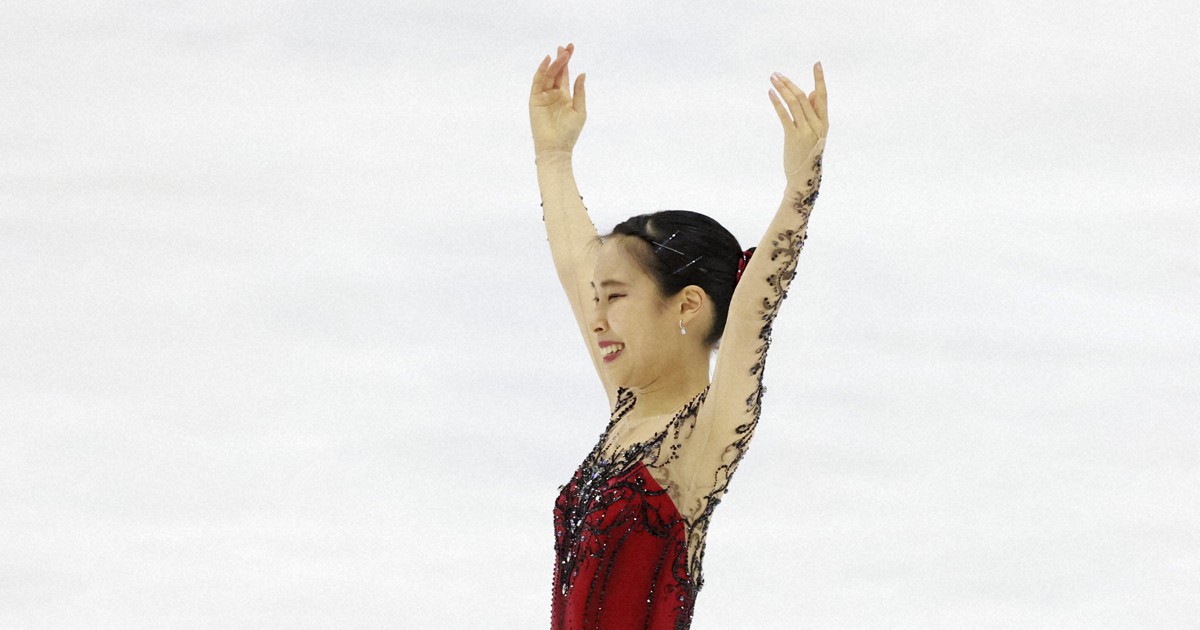 三原舞依 念願のフィギュアgpシリーズ初優勝 イギリス杯女子 毎日新聞