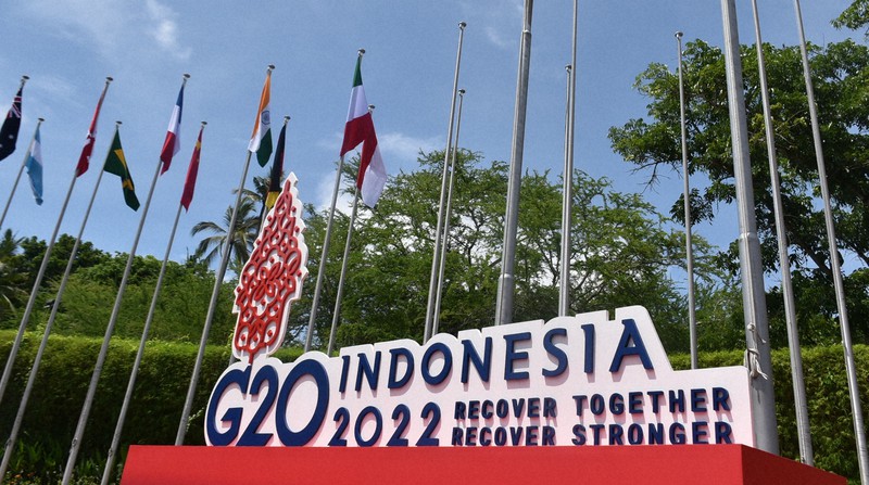 主要20カ国・地域首脳会議(G20サミット)が開かれるインドネシア・バリ島=2022年11月14日午前11時25分、高田奈実撮影