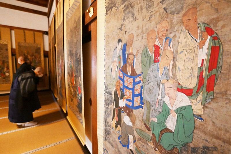 京都・東福寺の「五百羅漢図」 14年かけ修理完了 [写真特集1/15