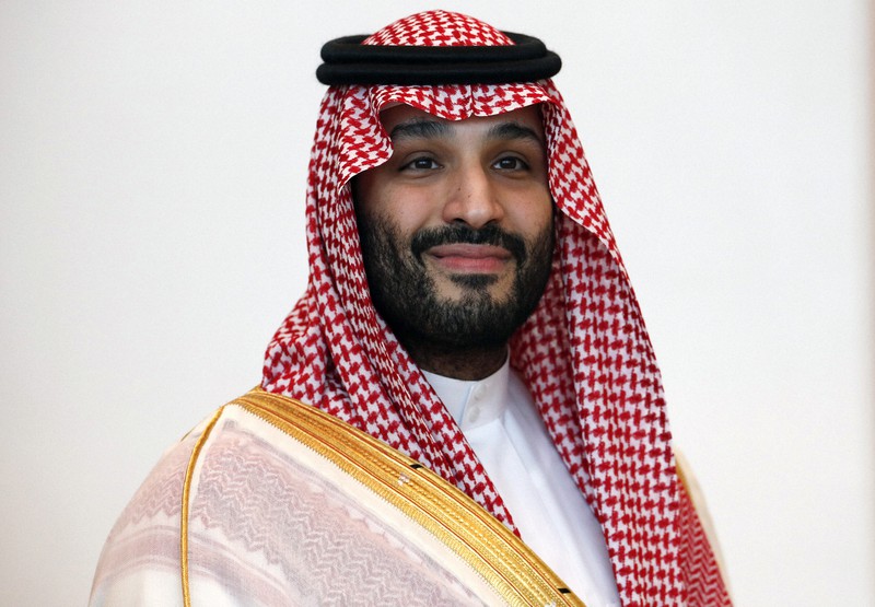 サウジアラビアのムハンマド皇太子兼首相=バンコクで2022年11月18日、AP