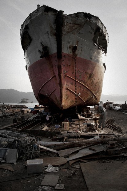 東日本大震災：大槌の船大工、不屈の歩み 富士見の野田さん、岩手で11