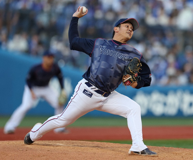 DeNAの山﨑康晃投手=横浜スタジアムで2022年9月11日、小出洋平撮影