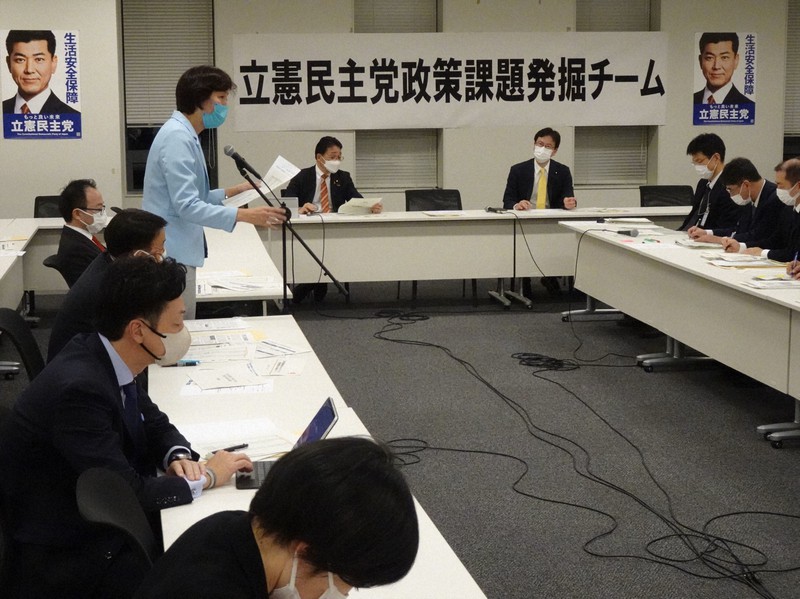 立憲民主党が立ち上げた若手議員中心の政策課題発掘チーム(通称・りっけんチェック)=国会内で22日