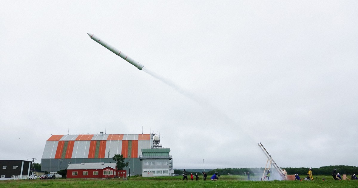 7.7-meter handmade 'water rocket' launched in Japan certified as
